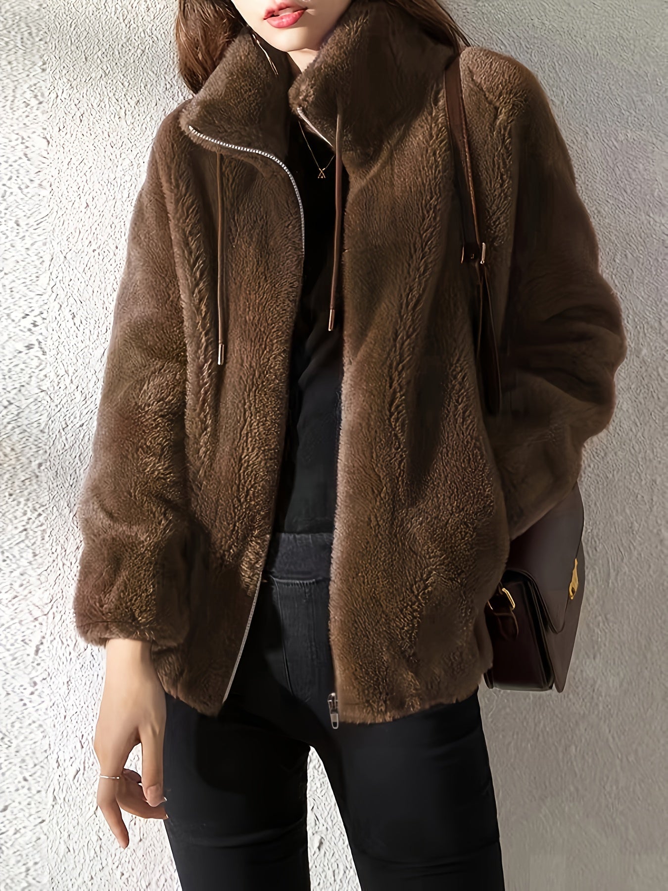 Elina | Miękka Kurtka Polarowa