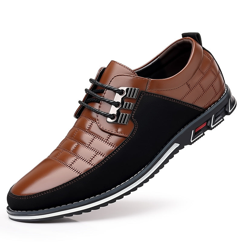 Boss | Eleganckie Skórzane Buty