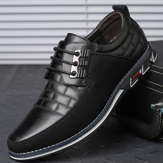 Boss | Eleganckie Skórzane Buty