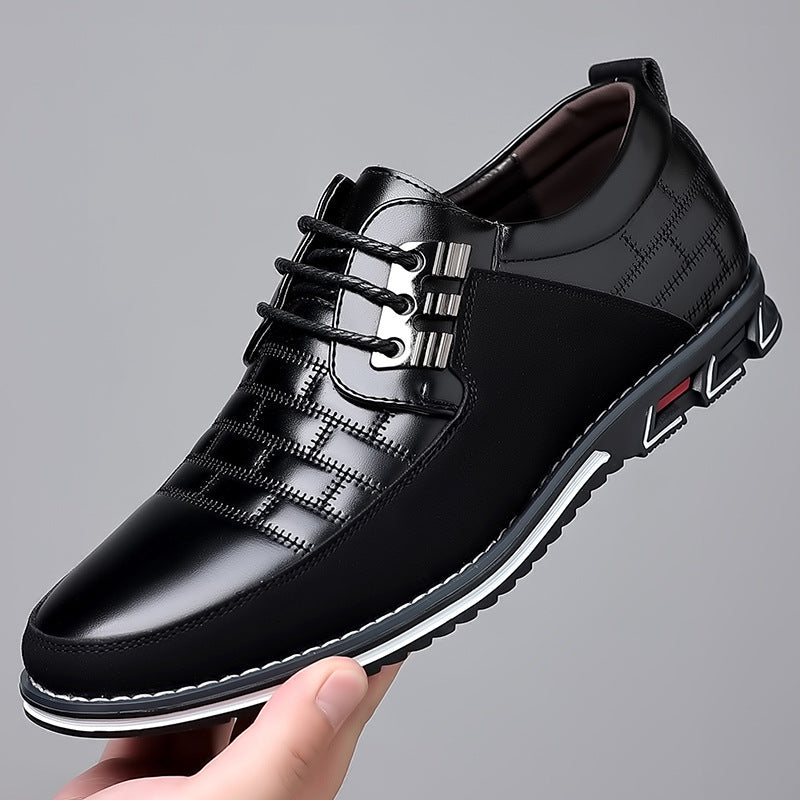 Boss | Eleganckie Skórzane Buty