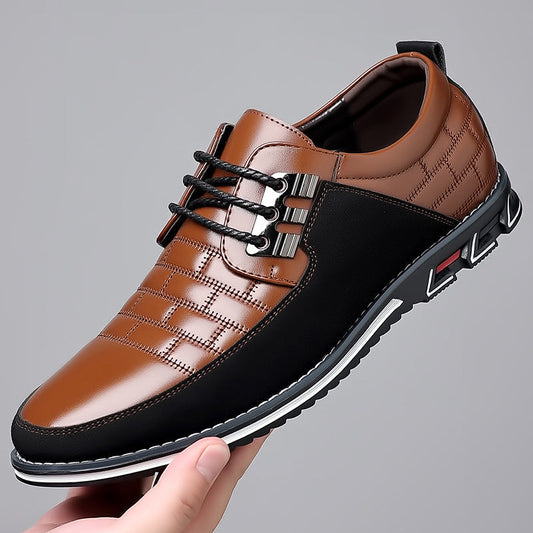 Boss | Eleganckie Skórzane Buty