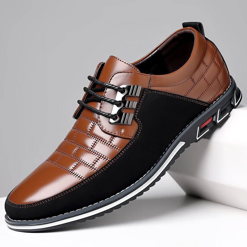 Boss | Eleganckie Skórzane Buty