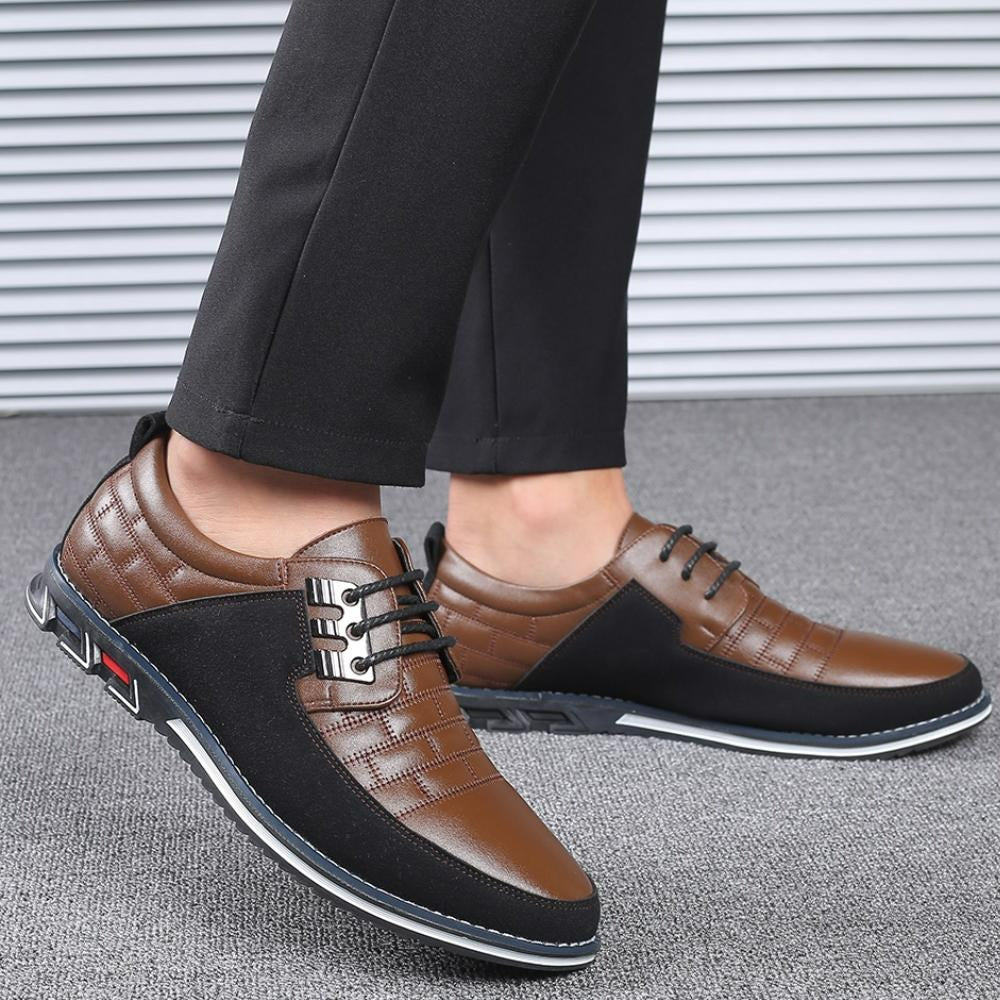 Boss | Eleganckie Skórzane Buty