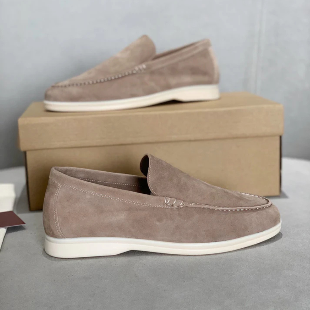 Astor | Eleganckie Zamszowe Mokasyny