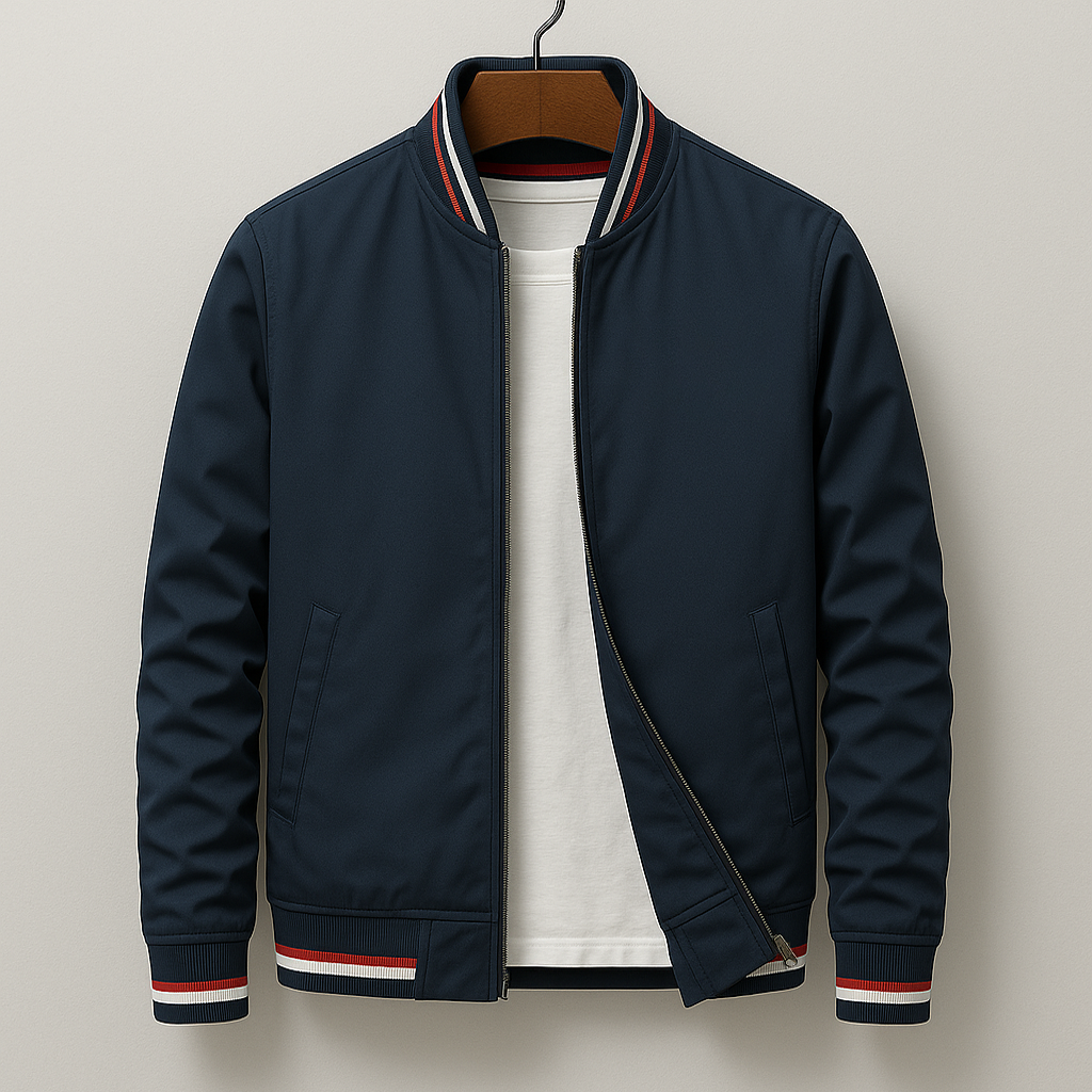 Morin | Stylowa Kurtka Bomber w Paski