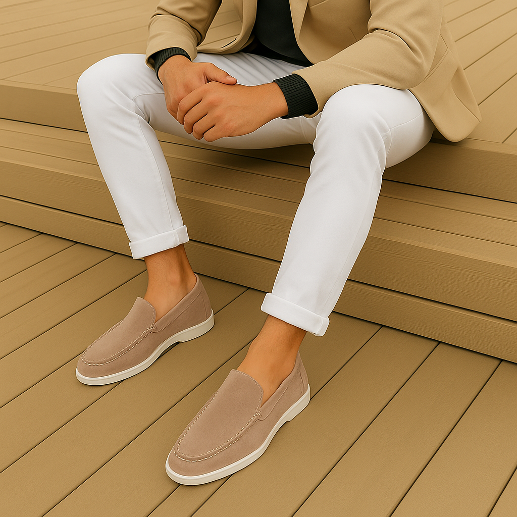 Astor | Eleganckie Zamszowe Mokasyny