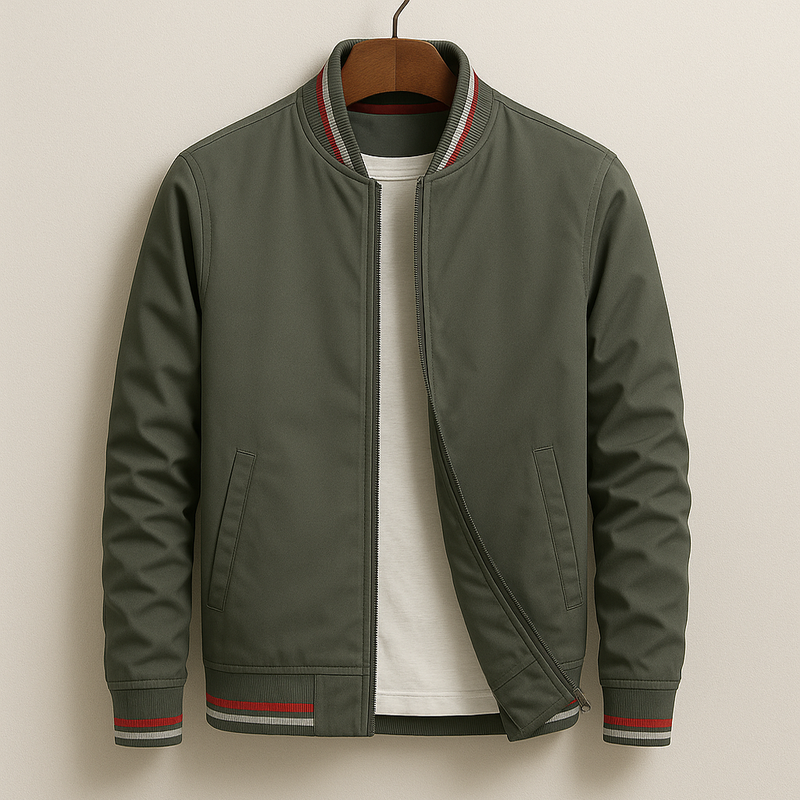 Morin | Stylowa Kurtka Bomber w Paski