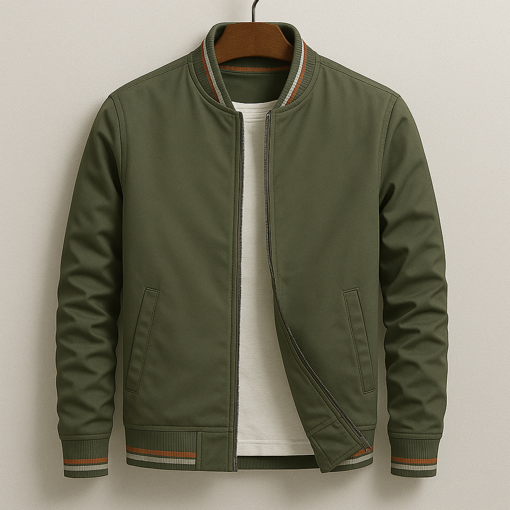 Morin | Stylowa Kurtka Bomber w Paski
