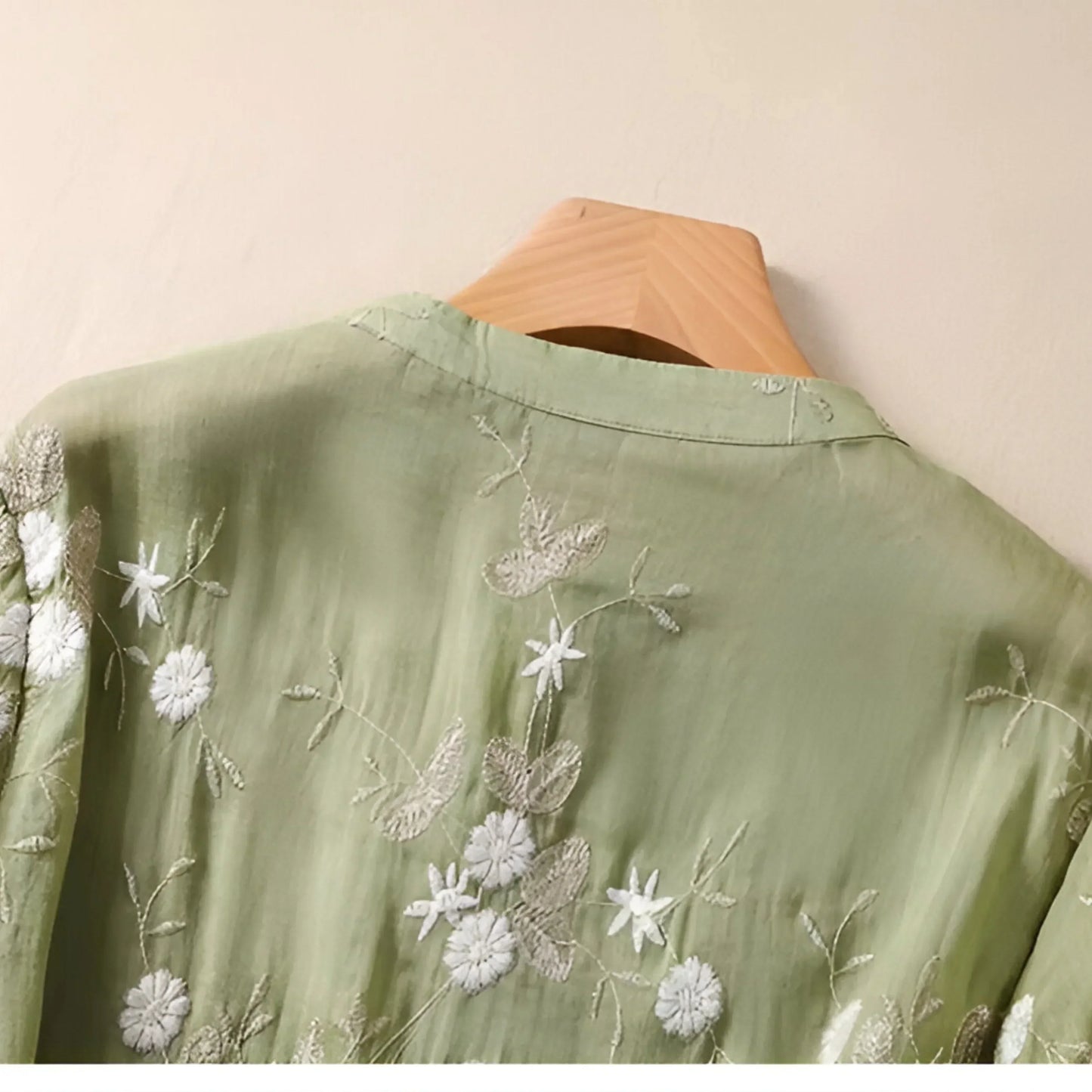 Miri | Haftowany Bawełniany Top