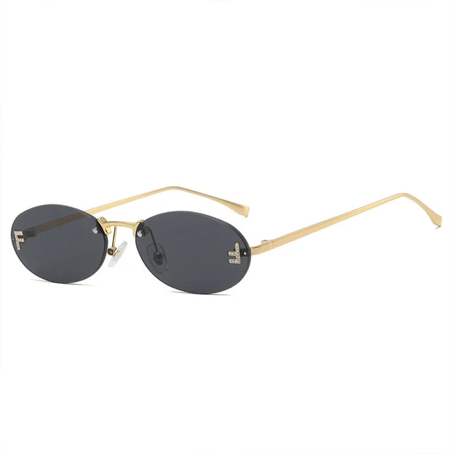 Mia | Okulary Przeciwsłoneczne Vintage Owalne