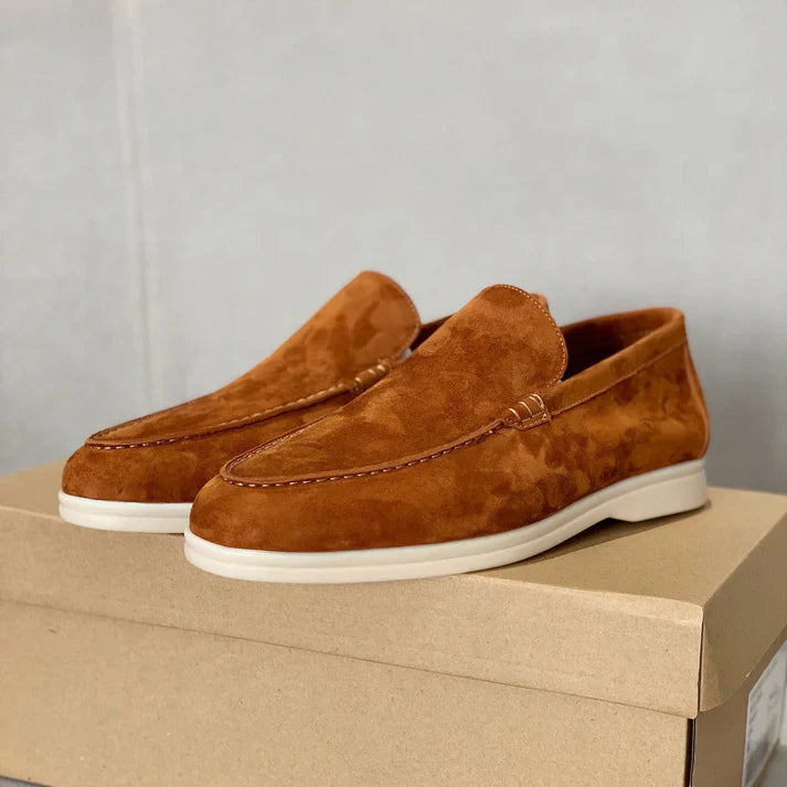 Astor | Eleganckie Zamszowe Mokasyny