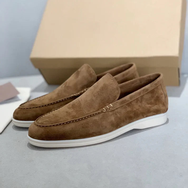 Astor | Eleganckie Zamszowe Mokasyny