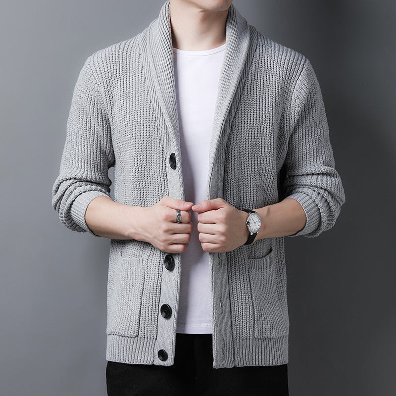 Kevin | Sweter z Szalowym Kołnierzem