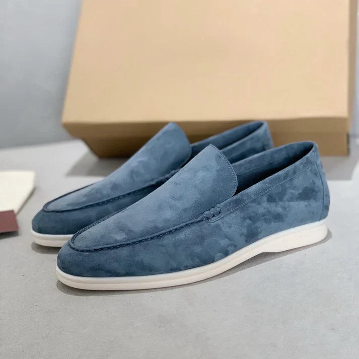 Astor | Eleganckie Zamszowe Mokasyny