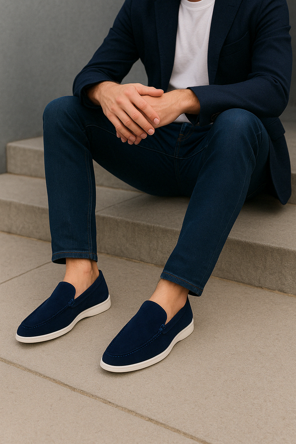 Astor | Eleganckie Zamszowe Mokasyny