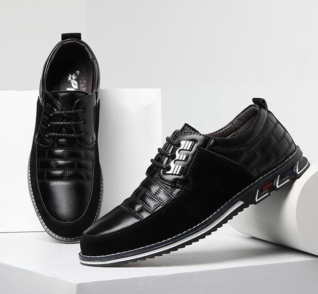 Boss | Eleganckie Skórzane Buty
