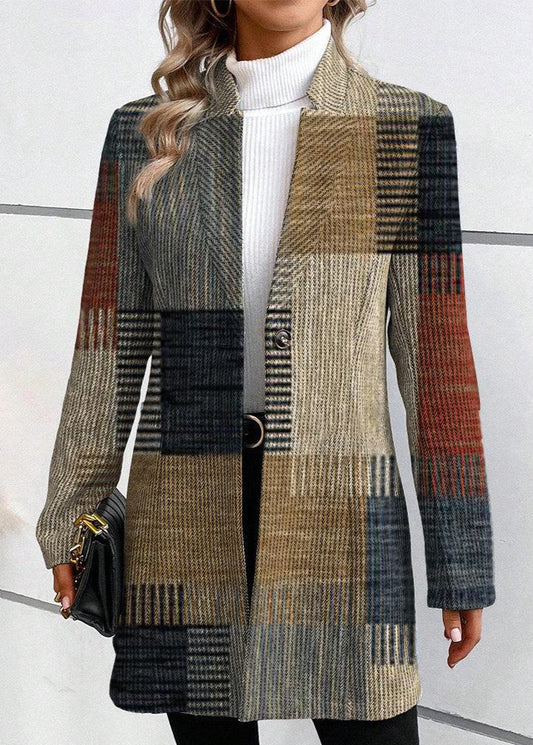 Karra | Elegancka Marynarka ze Wzorem