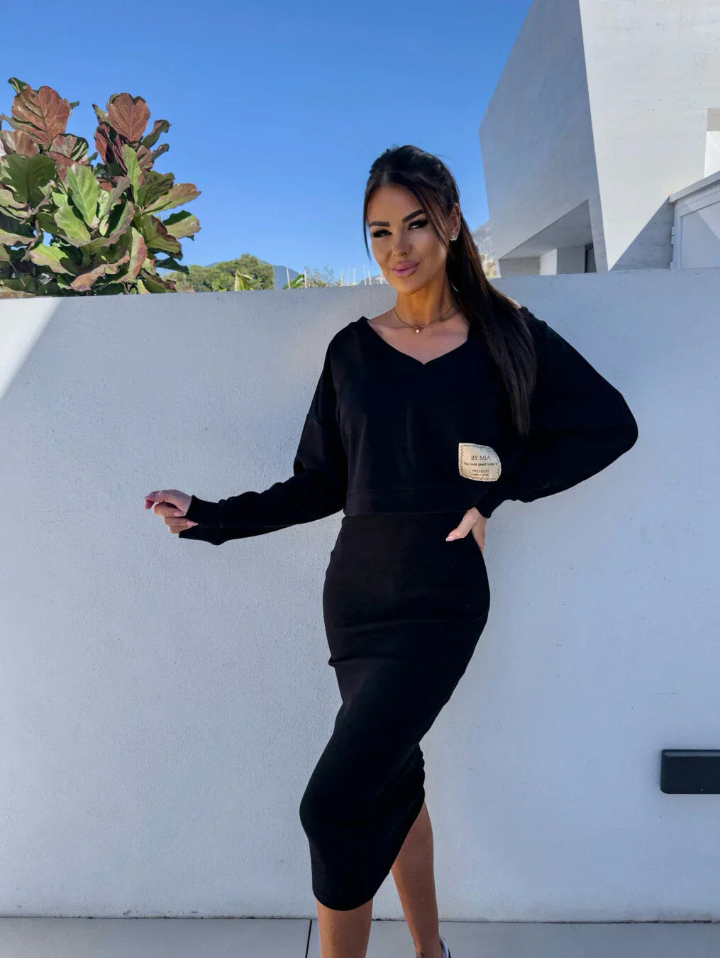 Lana | Zestaw Casual: Sukienka i Bluza
