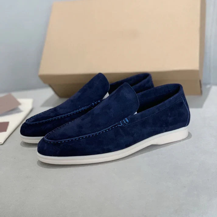 Astor | Eleganckie Zamszowe Mokasyny